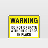 Custom Yard Signs,Warning Do Not Operate Sign